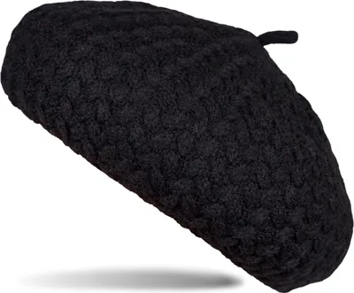 Produktbild von styleBREAKER Damen Feinstrick Baskenmütze mit Flechtmuster, Winter, Barett, Béret, Franzosen Mütze 04024201