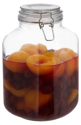 Vorratsglas 3 L mit Bügelverschluss, luftdicht, transparent