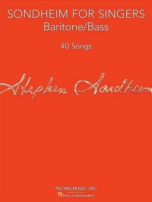 Obrázok produktu pre Sondheim for Singers: Baritone/Bass