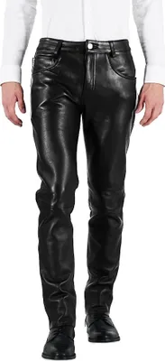 Produktbild von Bockle® Business Lamm Leder Chino Lederhose Lederjeans Echtleder , W31/L32