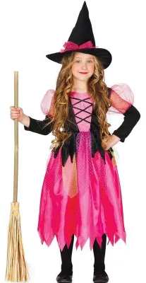 Immagine prodotto di Guirca Costume da strega lucido per bambina 5-6 anni 5-6 anni