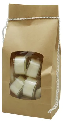 Teelichter aus Rapswachs, creme, 18 Stk., 7 Std.