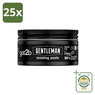 Zdjęcie produktu dla 25 sztuk pasty modelującej got2b Gentleman - 100 ml - zestaw ekonomiczny