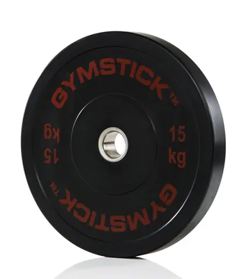 Produktbild von Gymstick 15kg Olympiascheibe Schwarz 15 kg Schwarz 15 kg