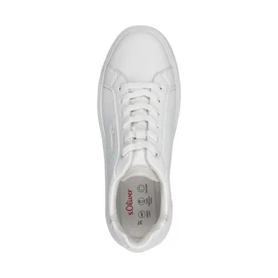 Zdjęcie produktu dla s.Oliver sneaker damski modna platforma luźne wkładki 5-23635-42, rozmiar:39 EU, kolor:Biały