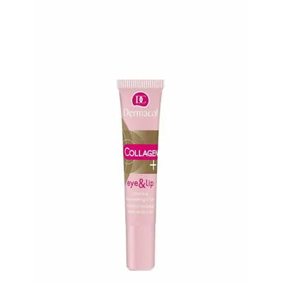 Produktbild von Dermacol Collagen+ Aufhellungs- und Verjüngungscreme Eye & Lip Intensive Rejuvenating Cream 15 ml