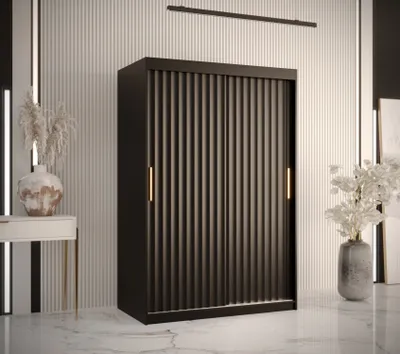 Produktbild von Kleiderschrank RADKIN 1 – Breite 120 cm, schwarz