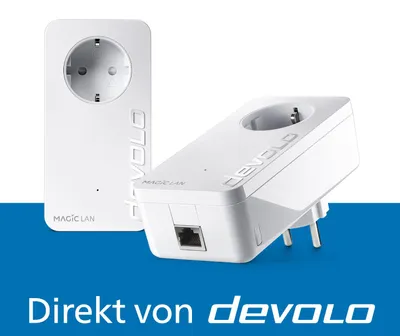 Zdjęcie produktu dla devolo Magic 1 LAN Powerline 1x Gigabit LAN port 2x adaptery