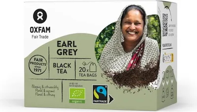 HERBATA CZARNA EARL GREY FAIR TRADE BIO (20 x 1,8 g) 36 g - OXFAM