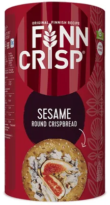 Immagine prodotto di Finn Crisp Sesamo Pane croccante rotondo in scatola a base di semi e grano 250g