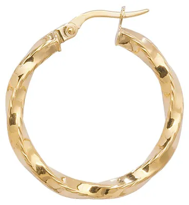 Produktbild von 9 Karat (375) Gold Damen - Paar Creolen - 21mm; TRS11423MM21