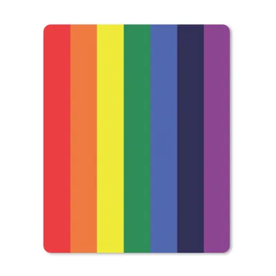 Produktbild von MuchoWow® Mauspad Mousepad Regenbogen - Muster - Stolz 19x23 cm - Mousepads - Maus Mat - Pad - Mausunterlage - Mauspads - Spielen