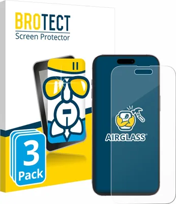 Produktbild von 3x BROTECT Schutzglas für Apple iPhone 14 Pro Max Schutzfolie Panzer Folie Glas Display Schutz klar