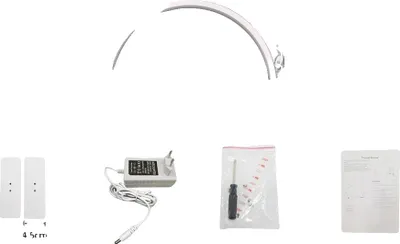 Zdjęcie produktu dla Lampa biurkowa LED, regulowana jasność, regulowana temperatura barwowa, BIAŁA, UE