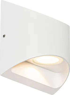 Produktbild von Moderne Außenwandleuchte Weiß inkl LED 2 Flammig IP54 Mal