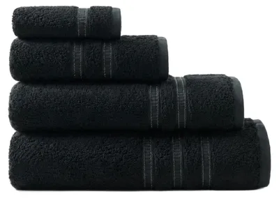 Produktbild von Harmony Bambus-Handtuch 70x140 cm Schwarz/Silber, saugfähig