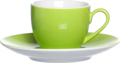 Produktbild von Ritzenhoff & Breker DOPPIO Espressotasse mit Untertasse 80 ml grün