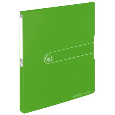 Produktbild von Herlitz Ringbuch 11226370 DIN A4 2Ringe 16mm opak apfel