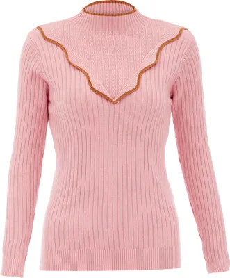 Produktbild von ALBEE damen strickpullover - rosa ALBEE damen strickpullover - rosa, XS/S