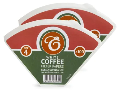 Immagine prodotto di Filtri per caffè, misura 4, conici, in carta, bianchi