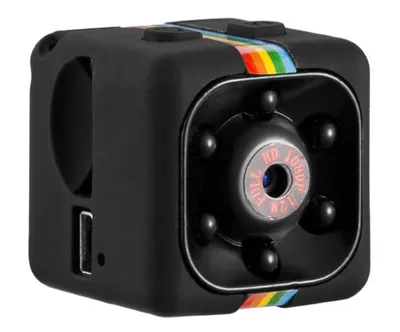 Produktbild von MINI FULL HD B4-SQ11 1080P Kamera mit Bewegungsmelder Würfelkamera Schwarz