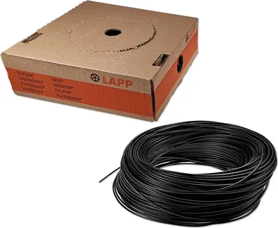Produktbild von Lapp Kabel PVC Leitung H05V-K 1 x 0,75mm² 100m Schwarz
