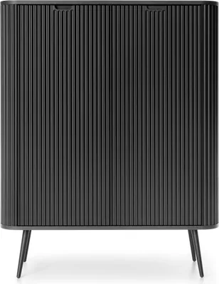 Produktbild von MINIO go for it, Kommode "ZOYA", 103 cm, schwarze Beine, Schwarze Farbe