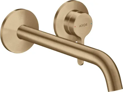 Zdjęcie produktu dla Hansgrohe AXOR One Jednouchwytowa bateria umywalkowa Model podtynkowy do montażu na ścianie, z uchwytem dźwigniowym, wylewka 220 mm, 48120140