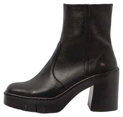 Image de Art Bottines à talons pour Femme 1974 NAPPA BLACK/BERNA Couleur Noir