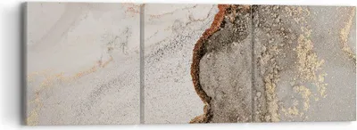 Produktbild von Bild auf Leinwand - Leinwandbild - 3 Teile - Stein Sand Abstraktion - 90x30cm - Wand Bild - Wanddeko - Wandbilder - Leinwanddruck - Bilder - Wanddekoration - Leinwand bilder - Wandbild - CA90x30-4778