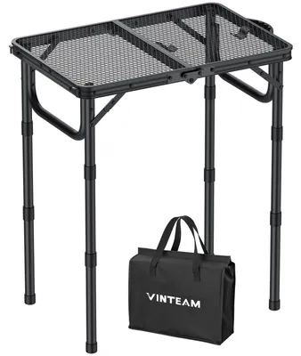 Produktbild von Omgoods – Campingtisch mit 3 verstellbaren Höhen – leichtes, faltbares Picknicktisch