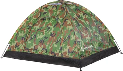 Produktbild von Campingzelt 2 Personen-Zelt mit Moskitonetz 1 Kammer Fiberglas Gestell Lüfter