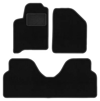 Immagine prodotto di Tappetini in moquette per Renault Scenic I 1996-2003 (monovolume) – set 4 pezzi, neri, su misura – Wielganizator LUX