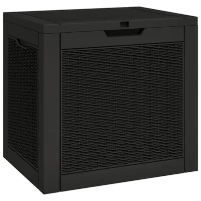 Immagine prodotto di vidaXL Cassetta da giardino nera 55,5x43x53 cm in polipropilene