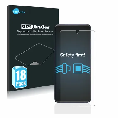 Produktbild von 18x Für Samsung Galaxy S20 FE / S20 FE 5G Schutzfolie Savvies Displayschutz Display Schutz Folie Klar Transparent