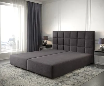 Produktbild von DELIFE Boxspringgestell Dream-Fine 180x200 cm Mikrofaser Schwarz
