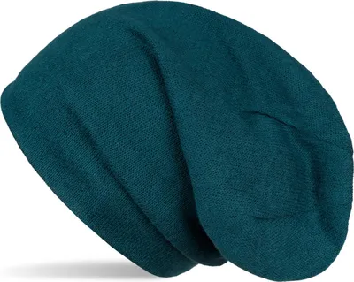 Produktbild von styleBREAKER weiche Feinstrick Beanie Mütze, Melange Optik, Slouch Longbeanie, Uni 04024109