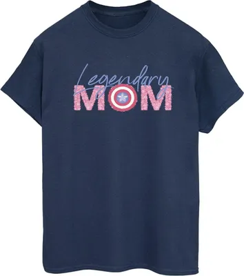 Produktbild von Marvel - "Avengers Mum" T-Shirt für Damen BI5046 (S) (Marineblau)