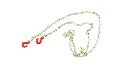 Produktbild von Amewi Metallkette, 2 Haken 96cm lang 96cm Long Chain, 2 hooks red