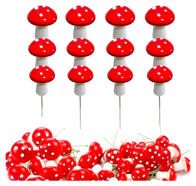 Produktbild von Deko-Pilze 30 Stück für Garten und Blumentöpfe