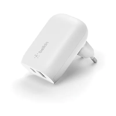 Obrázek produktu pro Belkin BOOST CHARGE - Napájecí zdroj - 37 Watt - PD 3.0 - 2 výstupní porty (USB, USB-C)