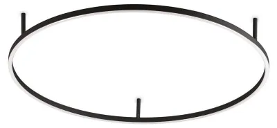 Produktbild von Moderne Oracle Aluminium-Kunststoff Schwarz Led-Deckenleuchte 55W 3000K