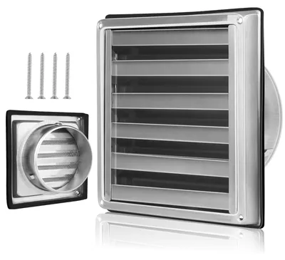Obrázek produktu pro Solidchoice - Ventilační mřížka 125 mm s ochranou proti hmyzu