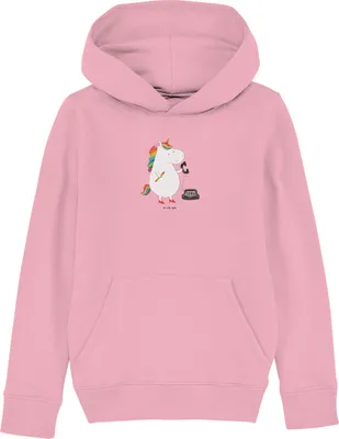 Produktbild von Mr. & Mrs. Panda Kinderpullover Einhorn Sekretärin 5-6 Jahre (110/116) - Baumwolle Pink - Geschenk, Hoodie, Kapuzenpullover, Unicorn, Einhörner, Pullover, Steuerkanzlei