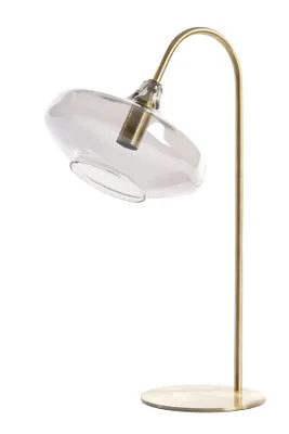 Obrázek produktu pro Light & Living - stolní lampa - Solna - bronz - sklo kov - psací lampa - E14 - 1881012