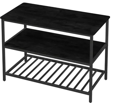Produktbild von Hoppa! | Kücheninsel | Braun/Schwarz | Stahl - 120 x 52 x 90 cm