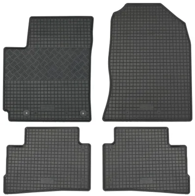 Gummifußmatten Set 4-teilig für Hyundai Kona (11/2017-4/2023), schwarz
