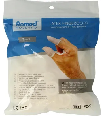 Productafbeelding van Romed Vingercondooms Latex S (100 stuks)