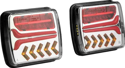 Image de Kit d'éclairage pour remorque LAS, 10154, sans fil, 12/24 V