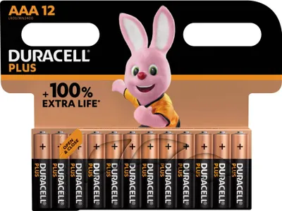 Produktbild von Duracell Plus New AAA BPH12 (MN2400/LR03)